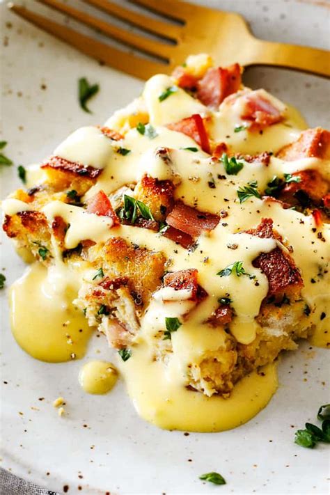 Eggs Benedict Casserole with easy BLENDER Hollandaise Sauce (+Video!)