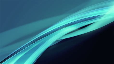 Abstract Teal Desktop Wallpaper