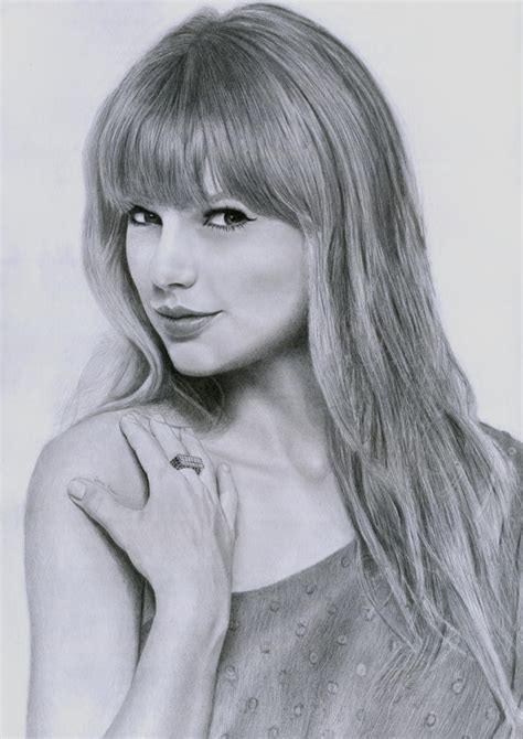 My Portrait Drawing of Taylor Swift #2 by Dean9001 on DeviantArt