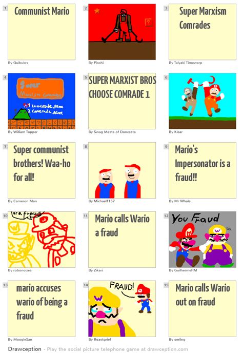 Communist Mario - Drawception