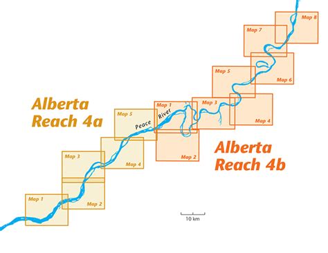 Peace River Alberta Reach 4 Maps | The Regulation of Peace River