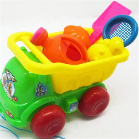 beach toys Beach Truck Toys truck 6pcs Kids Summer Car beach toys for ...