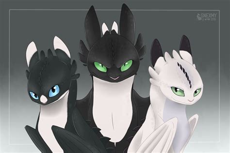 Night Lights Fury - HTTYD by SnexMy on DeviantArt