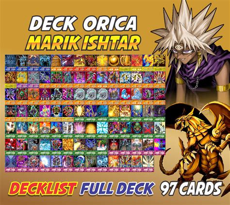 Marik Ishtar 97 Cards Deck Anime Orica - Etsy Australia