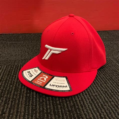 Red Fitted Hat | Transcend Fitness Club