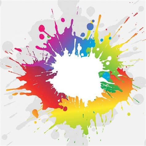 Free Vector | Colorful paint splash background | Paint splash ...