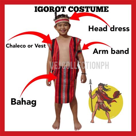 VEJ CO ' IGOROT KIDS COSTUME SET / COSTUME IGOROT SER | Lazada PH