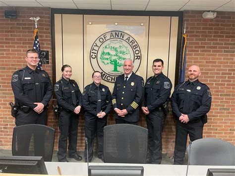 Ann Arbor Police Department swears in five new officers - mlive.com