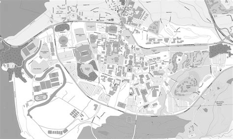 Clemson Campus Map