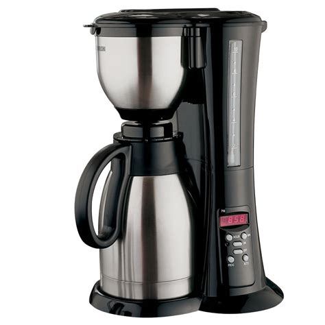 The Stainless Steel Thermal Carafe Coffee Maker - Hammacher Schlemmer