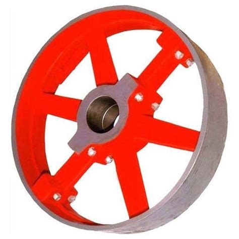 Mild Steel V Belt Pulley Double Part, For Industrial, Capacity: 1 Ton ...