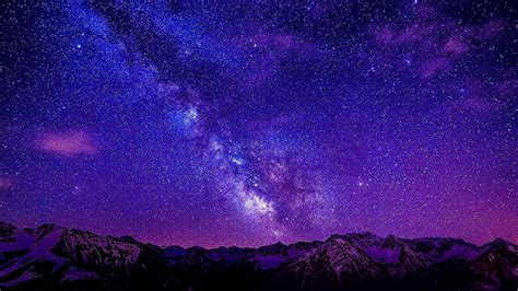 #sky #purple #atmosphere #galaxy #night starry night starry sky night ...