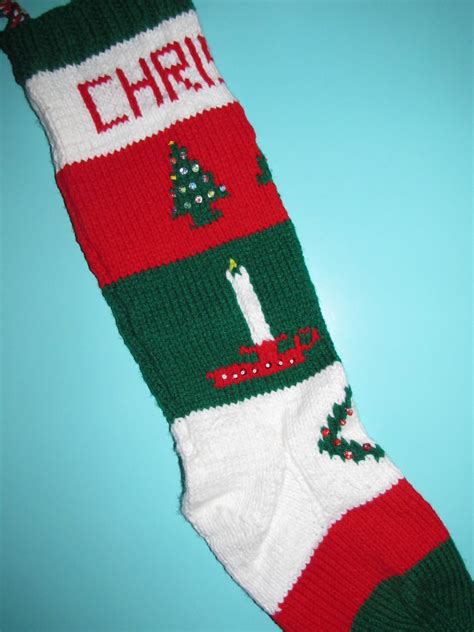 Simply Crochet and Other Crafts: Knit Christmas Stocking