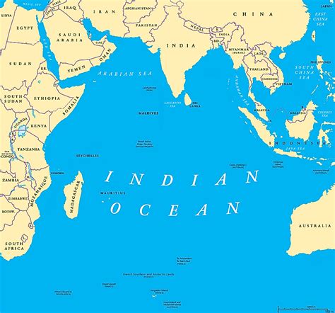 Indian Ocean Sea Floor Map