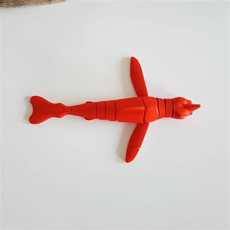 Red Bluster the Sea Beast 3D STL Print-in-place No - Etsy