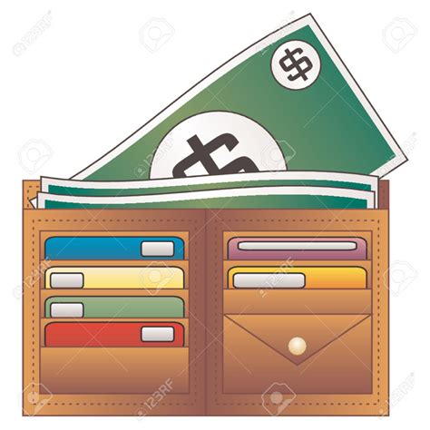 money in wallet clipart - Clipground