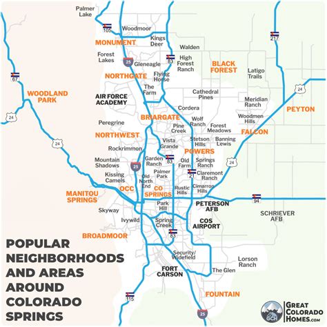 Colorado Springs Map Of Neighborhoods