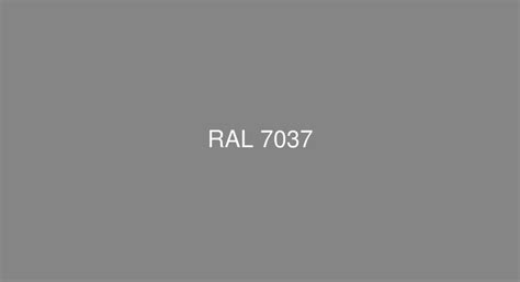 RAL Dusty grey [RAL 7037] Color in RAL Classic chart