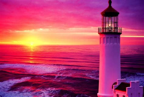 ArchitectureIMG.com - Lighthouses Lighthouse Sunset Colorful Sunlight ...