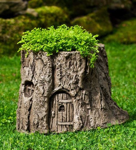 Fairy Garden Tree Stump Planter | The Green Head