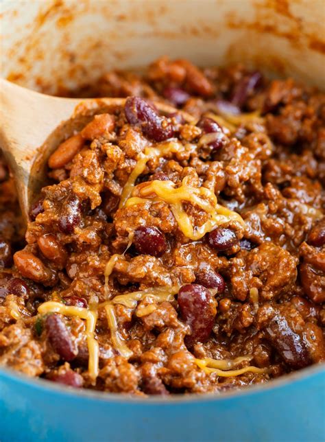 This hearty chili recipe from The Pioneer Woman has a perfect blend of ...