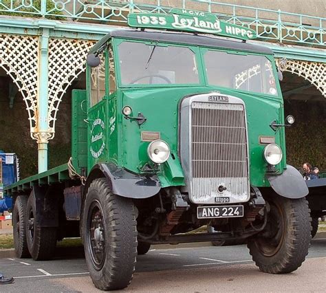 1935 Leyland Hippo | Vintage trucks, Old lorries, Big trucks