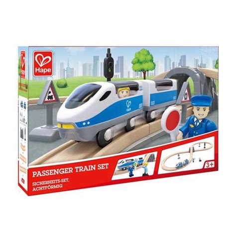 Hape E3729 Passenger Train Set Multicolored 26 pc Multicolored