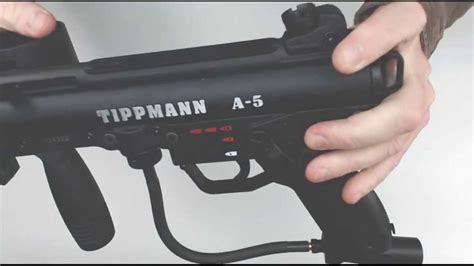 Tippmann A5 with E-Grip Product info - YouTube