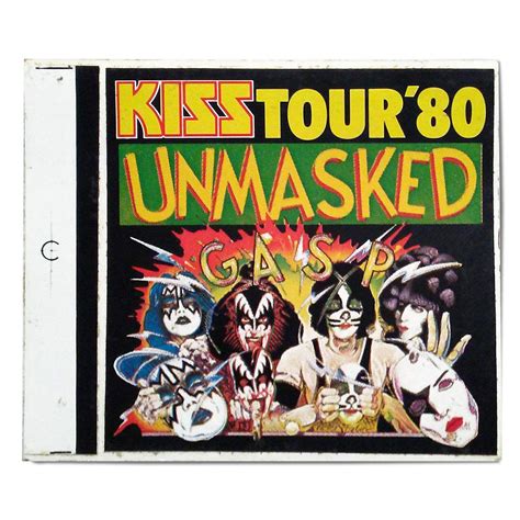 KISS UNMASKED TOUR '80 STICKER