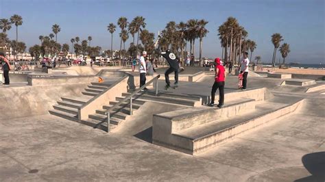 Skateboarding at Venice Skate Park, Part 15 - YouTube