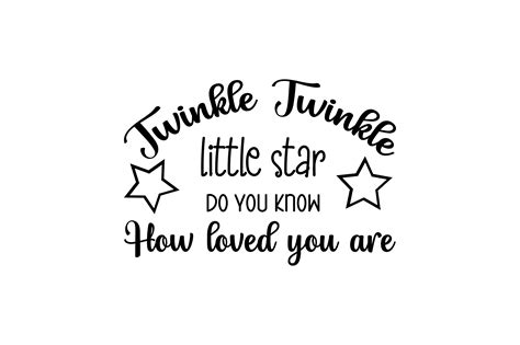 Twinkle Twinkle Little Star SVG Cut file by Creative Fabrica Crafts ...