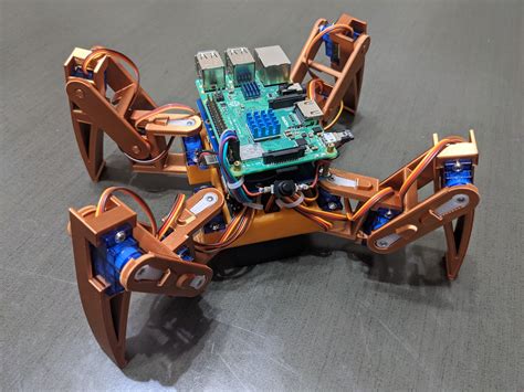 TechsPassion | 4 Legs Spider Raspberry Pi Robot