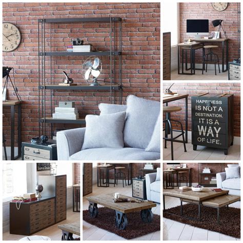 Spitalfields industrial rustic living room furniture collection ~ Fresh ...