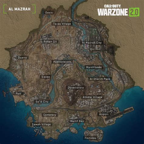 Warzone 2 Map Al Mazrah All POIs and Gameplay Details | WePC