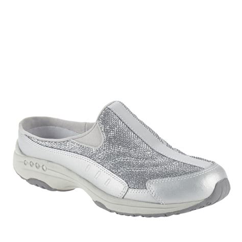 Easy Spirit Traveltime Women's Shoes Clogs Mules Silver Size 7.5 FREE ...