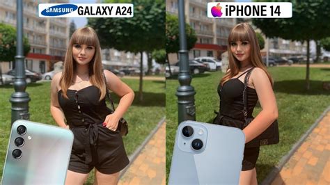 Samsung Galaxy A24 Vs iPhone 14 Camera Test Comparison - YouTube