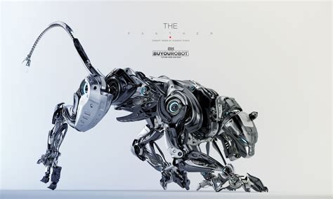 Cyber Panther on Behance | Robot design, Jaguar, Robot