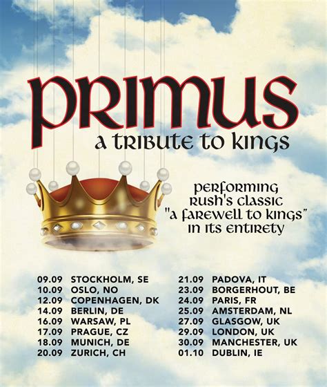 Primus Announce European/UK Leg Of “A Tribute To Kings” Tour – Metal ...