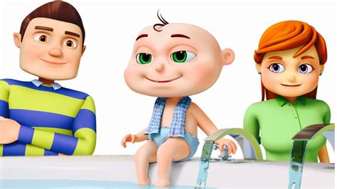 Five Little Babies Bathing In A Tub | Learn Good Habits For Kids | Five ...