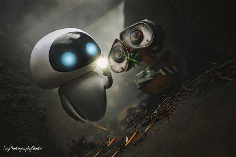 Impresión física de Wall-E Fan Art Wall-E y EVE - Etsy México