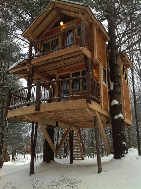 Log Cabin Tree House Plans | Tree house designs, Tree house, Tree house ...