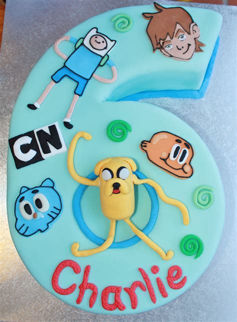 Charlie’s Cartoon Network Cake! | Cartoon network, Adventure time ...