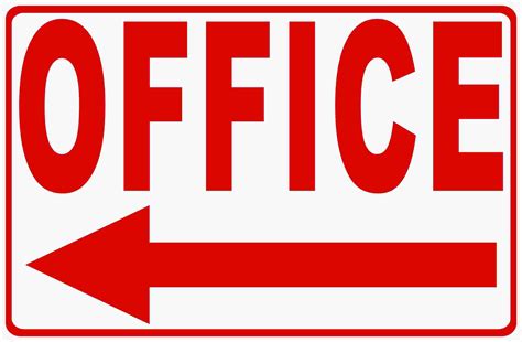 Office Sign w/ Choice of Directional Arrow - Walmart.com