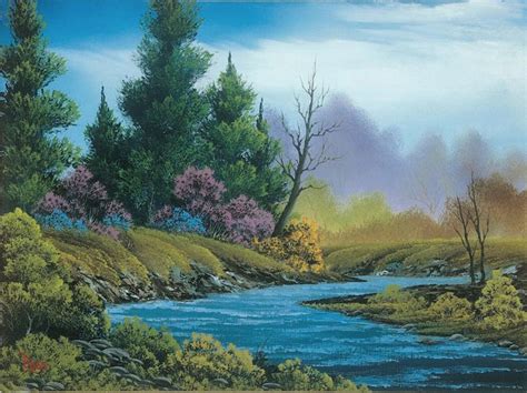 A Rare Exhibit Of Kitsch Landscapes By TV Artist Bob Ross Reveals The ...