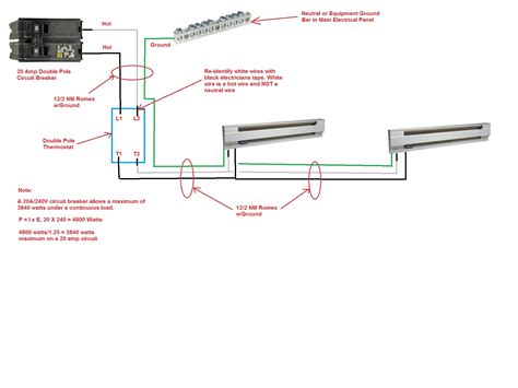 Wiring Baseboard Heaters In Parallel