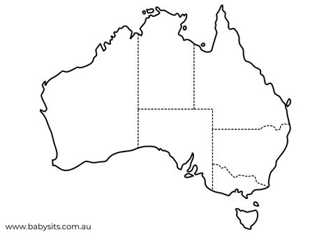 Map of Australia for Kids (free printable), Facts and Activities