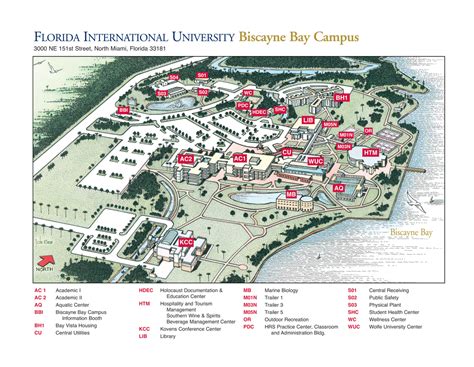 Fiu Biscayne Bay Campus Map – Map Of The World