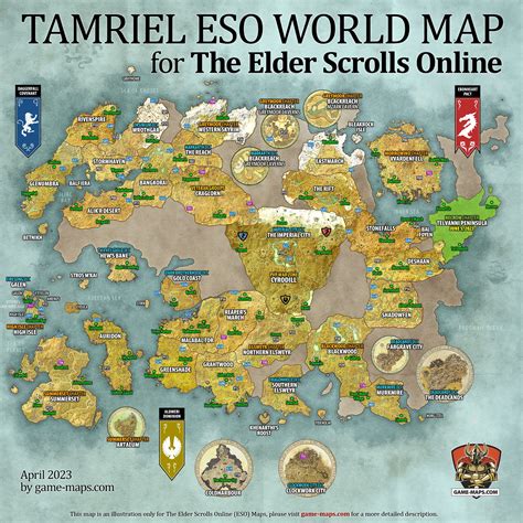 ESO Maps - The Elder Scrolls Online Walkthrough & Guide