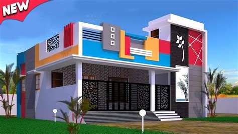 House Plans Single Floor Low Budget Normal House Front Elevation ...