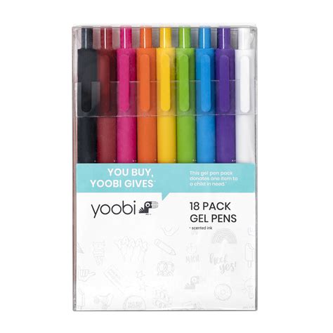 Wholesale Yoobi Scented Gel Pens - 18 Pack | DollarDays